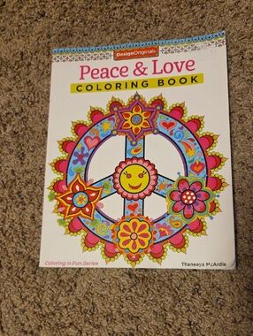 Peace & Love Coloring Book - Used (Read Description)
